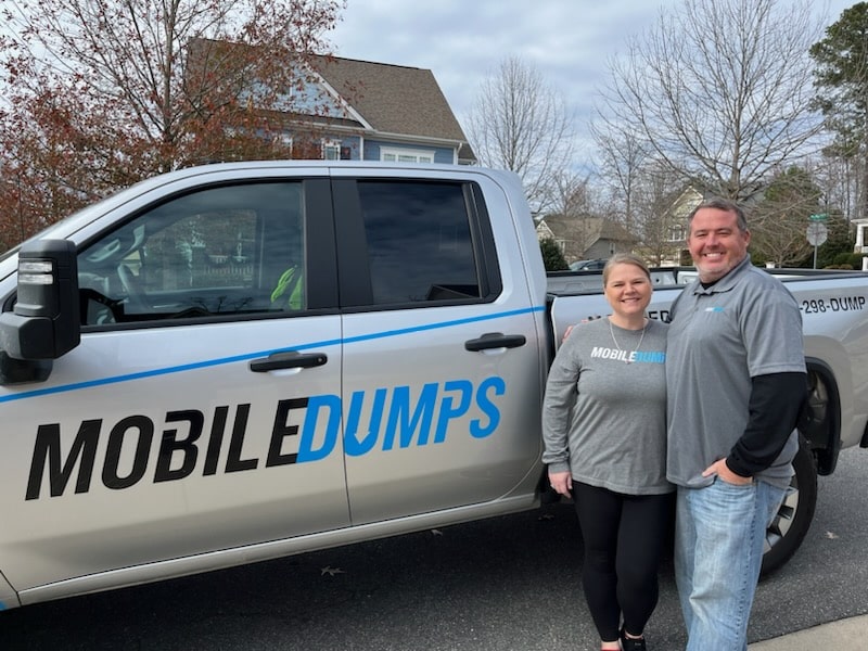 Chris and Jessica Jackson - Owner Of Mobiledumps In Raleigh, NC